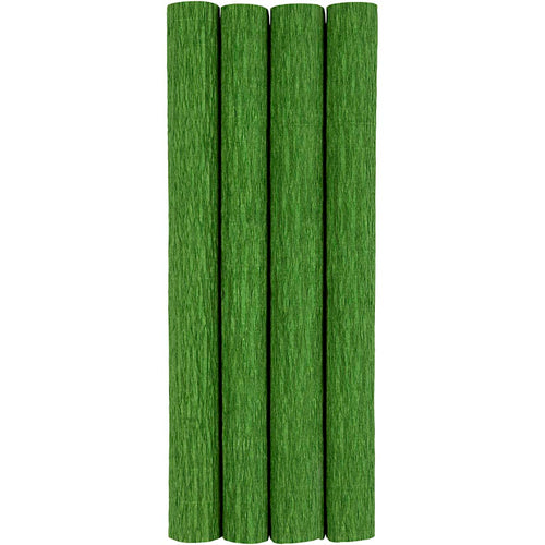 Creativ company crêpepapier, vel 25x60 cm, crêpe-verhouding: 180%, 105 gr, lime groen, 4 vel 1 doos