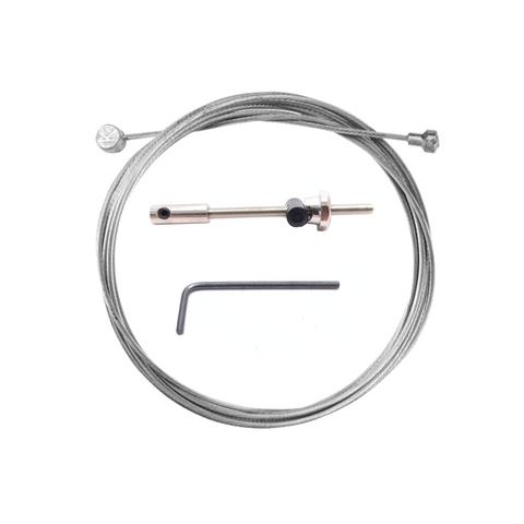 FALKX Inner cable drum brake stainless steel complete with threaded end and Allen key