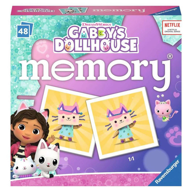 Load image into Gallery viewer, Ravensburger gabby #039;s dollhouse memory 48 kaarten
