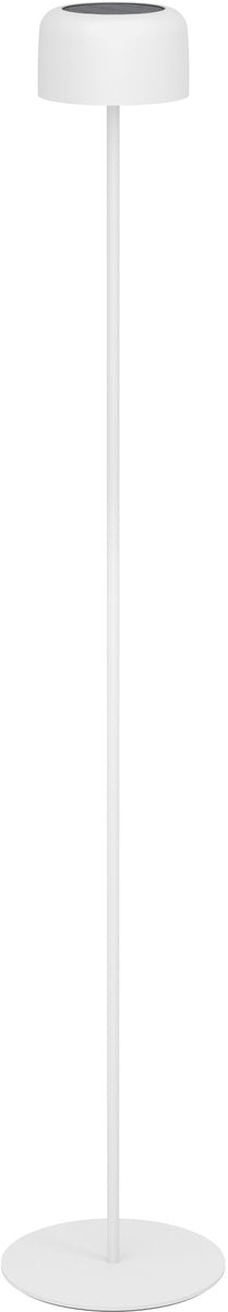 Eglo roccanova-l staande lamp - oplaadbaar (tot 22 uur licht) - solar - 120 cm - wit - draadloos - dimbaar - binnen en buiten