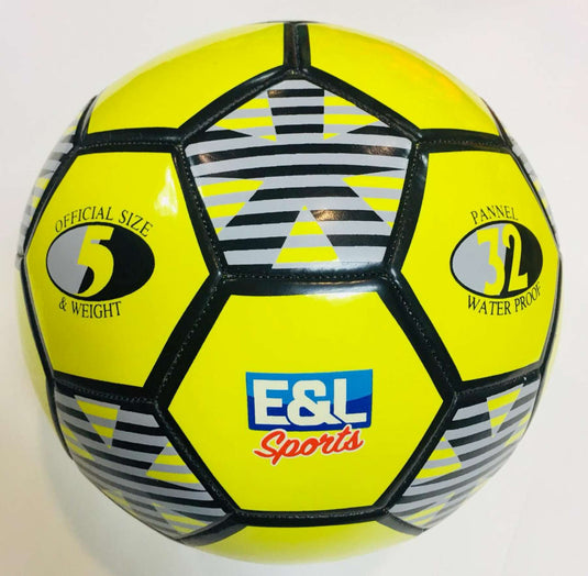 E l sports voetbal champion - verschillende prints - 320 gram - maat 5