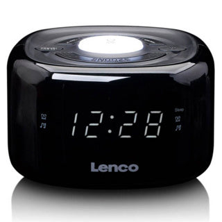 Lenco fm wekkerradio met nachtlamp