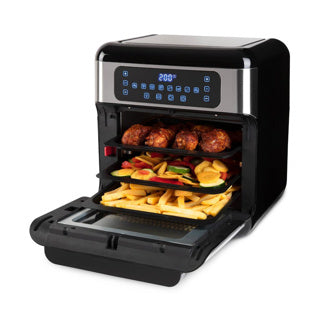 Inventum gf1200hld mini oven 12l 1500w zwart rvs