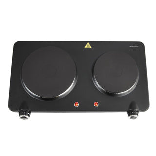 Load image into Gallery viewer, Inventum elektrische kookplaat, 2 pits, 15 en 18cm
