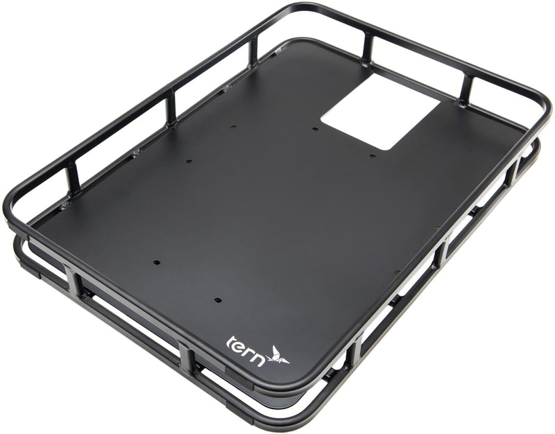 Load image into Gallery viewer, Tern bagagedrager, achterop shortbed tray rear rack shortbed tray alu, bl.
