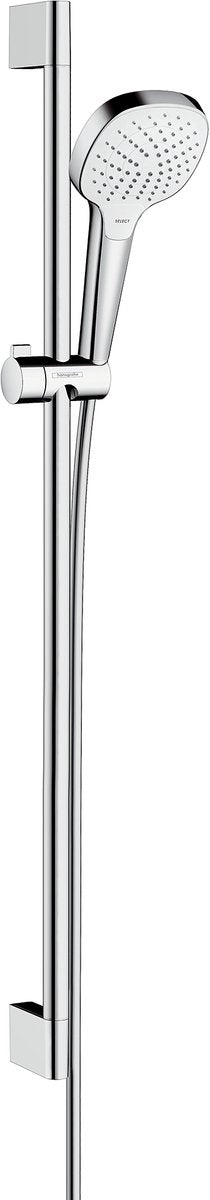 Hansgrohe croma select e - vario glijstangset ecosmart 9l min, 0,90 m, wit chroom 26593400