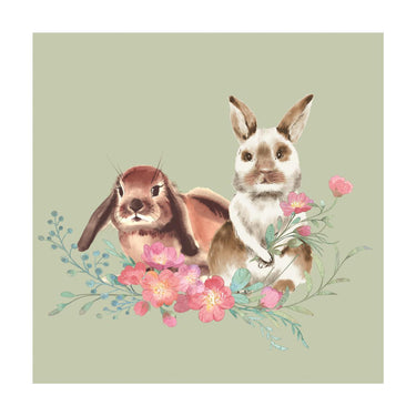 Duni servetten misty easter 3-laags tissue 33x33cm