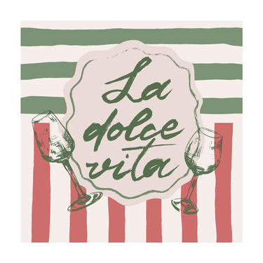 Duni servetten la dolce vita 3-laags tissue 33x33cm