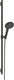 Hansgrohe raindance alive select s - doucheset - ecosmart waterbesparend - select-knop bediening - 125mm maat - 3 straalfuncties - brushed black chrome