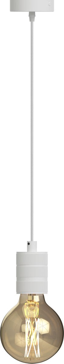 Calex retro pendel - industrieel hanglamp - e27 fitting - wit - excl. lichtbron