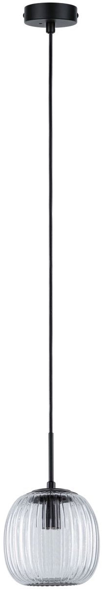 Paulmann led-hanglamp ruya e14 max. 20w glas, zwart mat