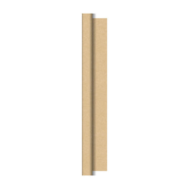 Duni tafellaken op rol natural brown cel 118x500cm
