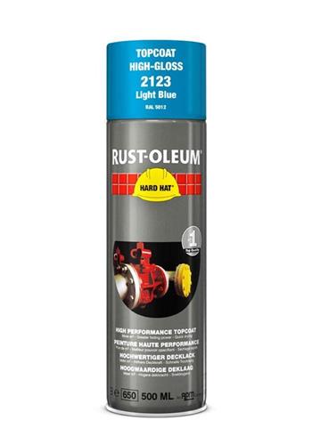 Rust-oleum spuitbus blauw ral5012 500ml