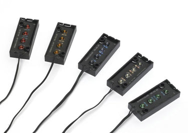 Opticparts df led lamp panel 4 leds groen waterdicht