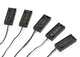 Opticparts df led lamp panel 4 leds groen waterdicht