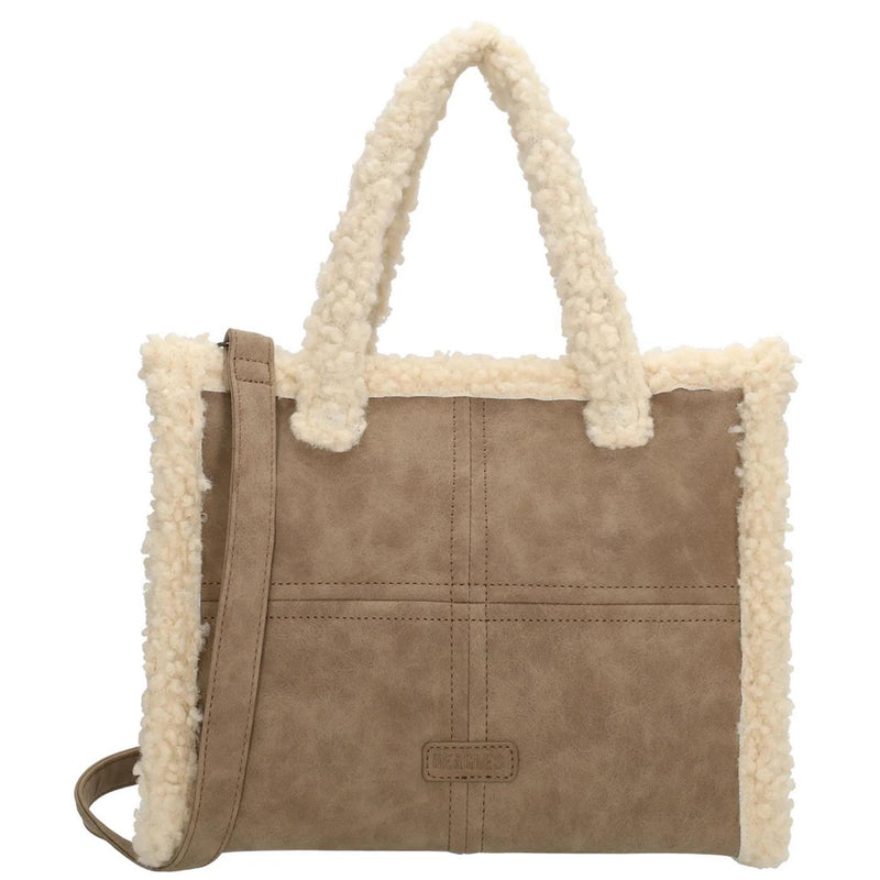 Afbeelding laden in galerijviewer, Beagles laredo handtasã‚â - 016 taupe 22x28x10cm
