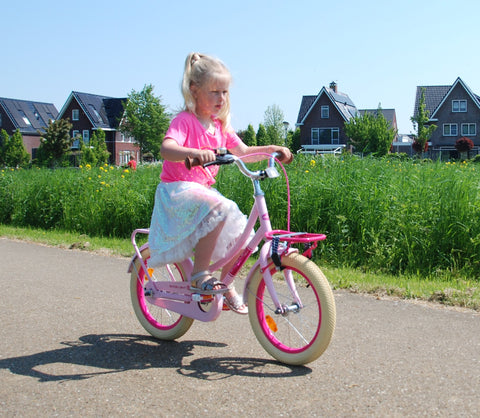 Volare 16 inch fiets excellent roze oma transport 21388