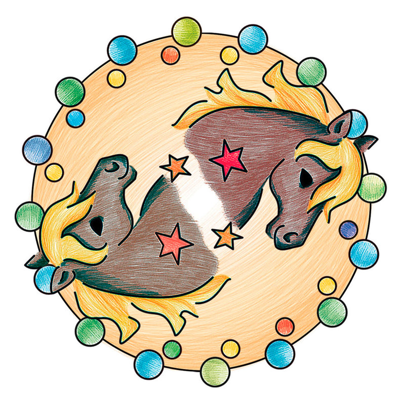 Load image into Gallery viewer, Mini Mandala-Designer - Horses
