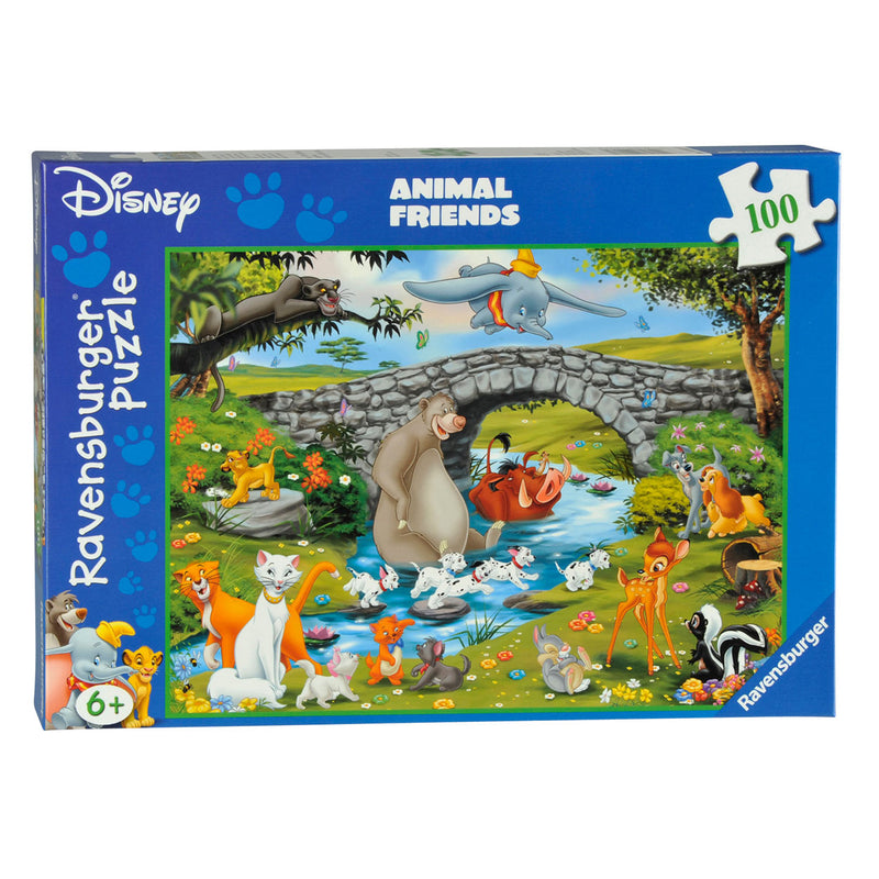 Load image into Gallery viewer, Ravensburger puzzel dierenvrienden 100st xxl.
