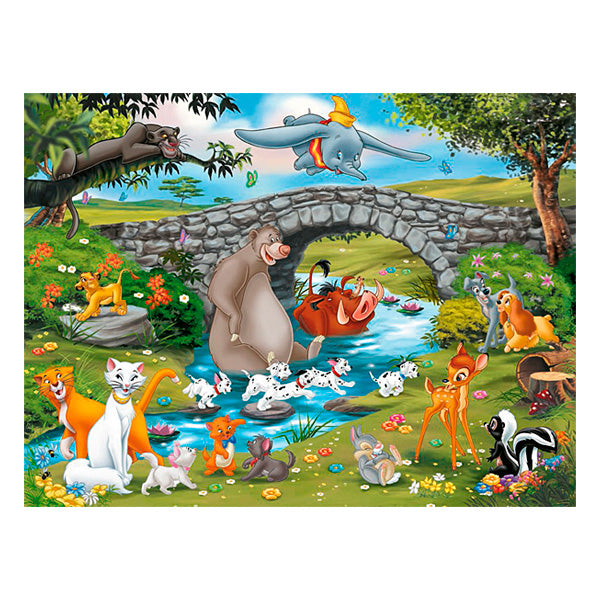 Load image into Gallery viewer, Ravensburger puzzel disney familie animal friends - legpuzzel - 100 stukjes
