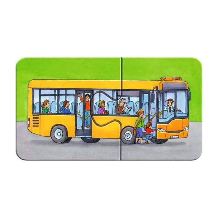 Load image into Gallery viewer, Ravensburger puzzel voertuigen 9x2pcs
