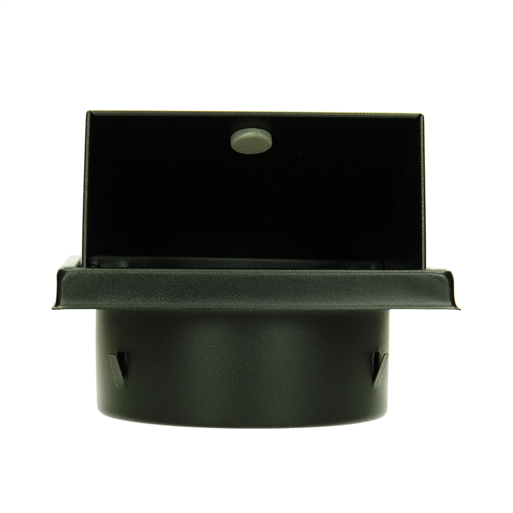 Load image into Gallery viewer, Renson 1066436 - zwart inox dampkaprooster type 641 ø100mm, opbouw | 2 stuks
