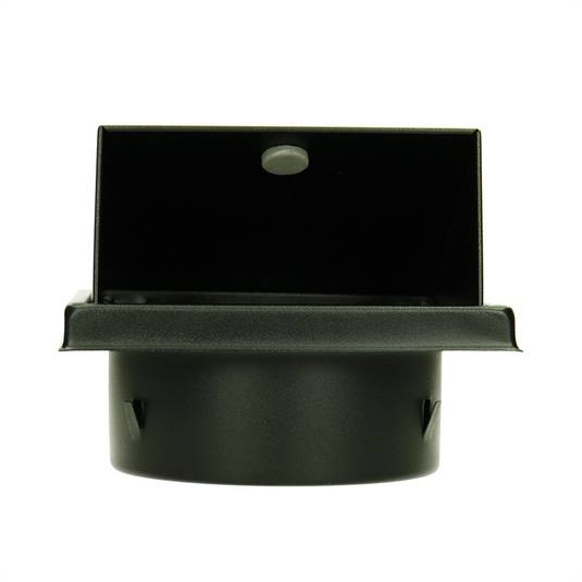 Renson 1066436 - zwart inox dampkaprooster type 641 ø100mm, opbouw | 2 stuks