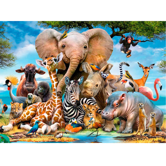 Ravensburger afrikaanse vrienden 300pcs