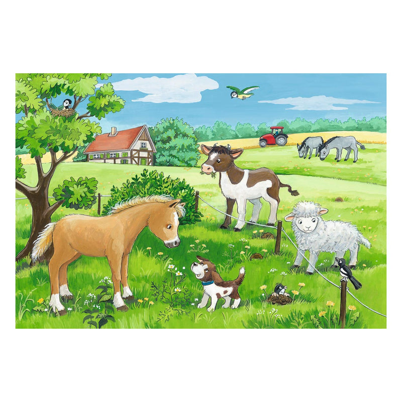 Load image into Gallery viewer, Ravensburger jonge dieren op het platteland, 2x12st.
