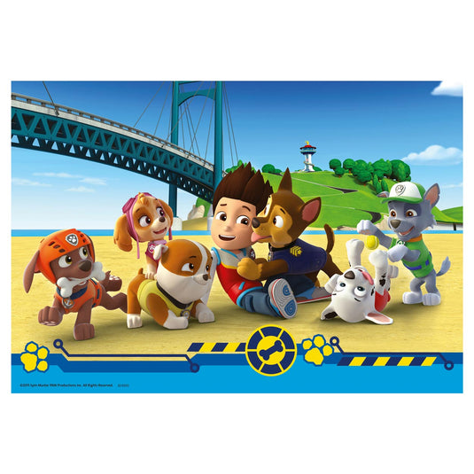 Ravensburger puzzel paw patrol: hulpvaardige speurneuzen - 2x24 stukjes - kinderpuzzel