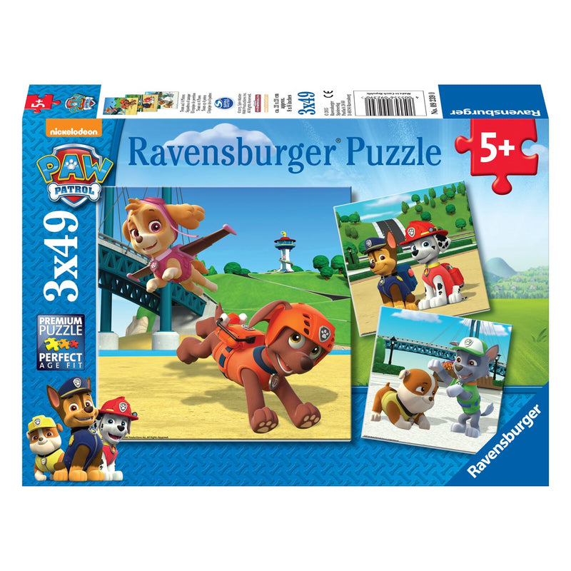 Load image into Gallery viewer, Ravensburger paw patrol puzzel -team op 4 poten, 3x49st.
