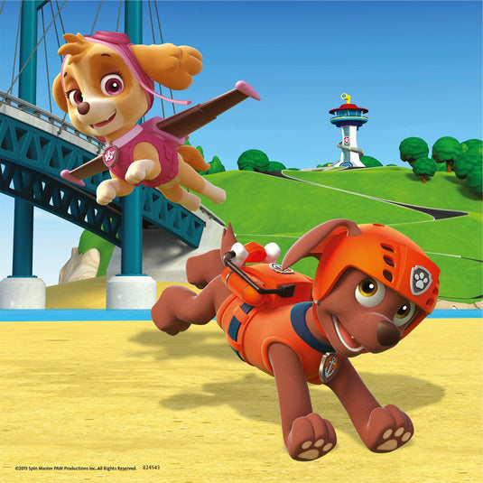 Ravensburger paw patrol: team op 4 poten - 3x49 stukjes - kinderpuzzel