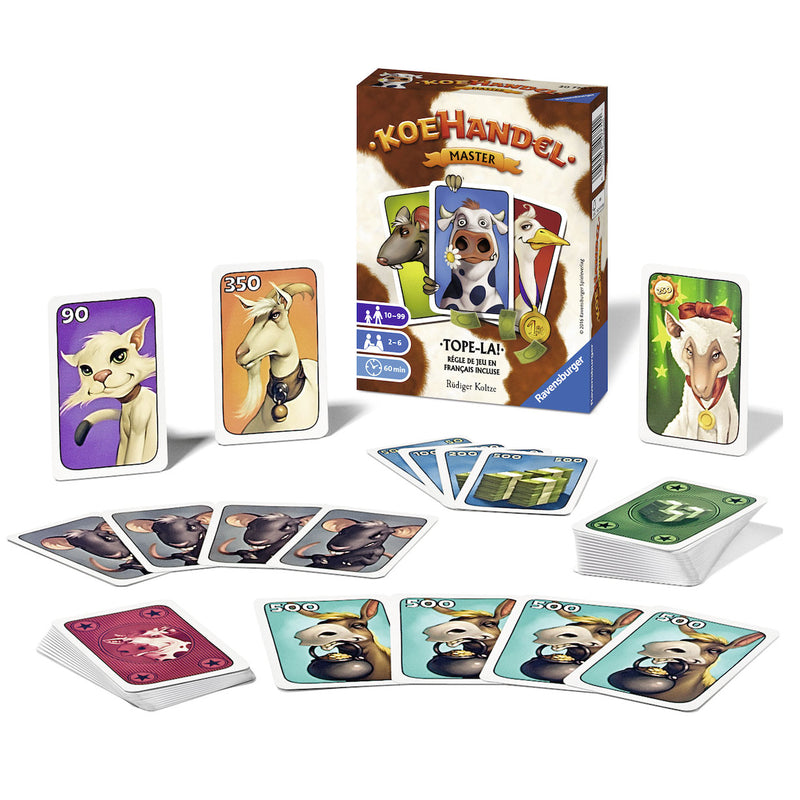 Load image into Gallery viewer, Ravensburger koehandel master kaartspel (nederlands, frans, 2 - 6 spelers, 60 minuten, vanaf 10 jaar)
