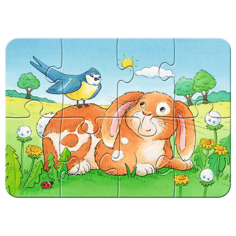 Load image into Gallery viewer, Ravensburger schattige huisdieren- my first puzzels -2+4+6+8 stukjes - kinderpuzzel
