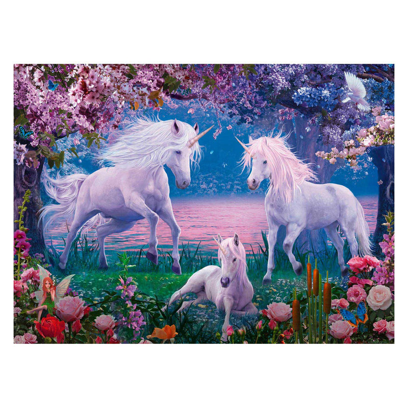 Load image into Gallery viewer, Ravensburger puzzel betoverende eenhoorns, 100st. xxl
