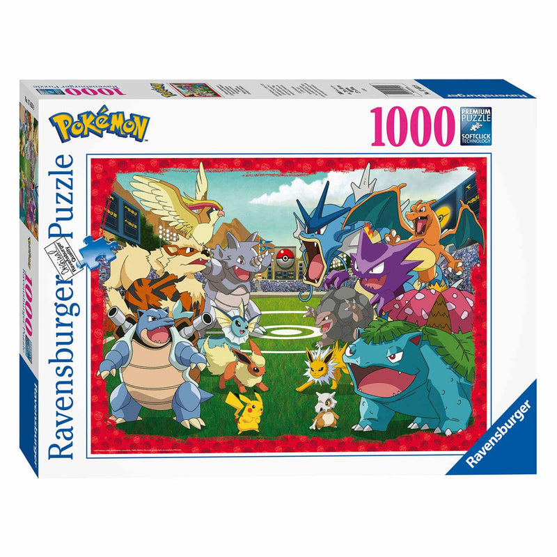 Load image into Gallery viewer, Ravensburger Puzzel Confrontatie tussen Pokemon, 1000st.
