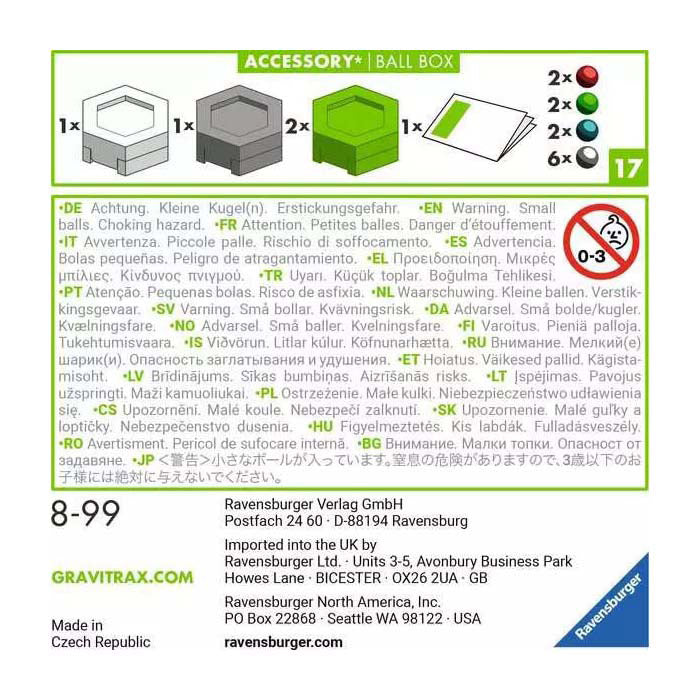 Load image into Gallery viewer, Ravensburger gravitrax accessory ball box
