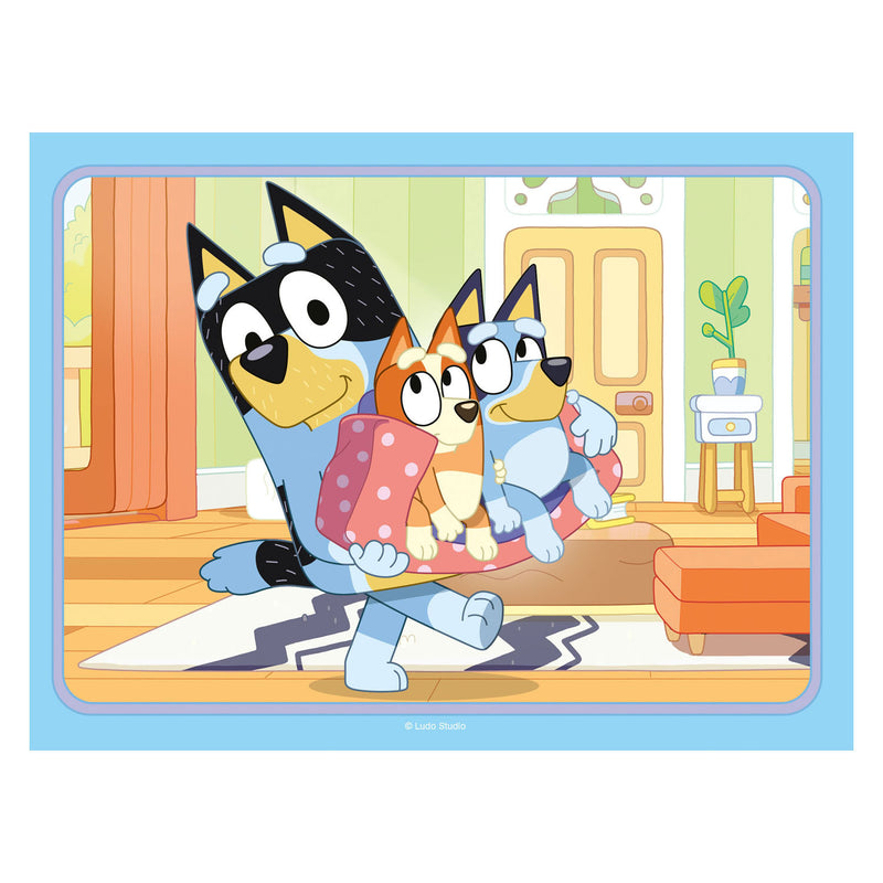 Afbeelding laden in galerijviewer, Ravensburger 4-in-1 puzzel bluey
