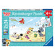 Ravensburger - Woezel Pip Zomer en Winter Legpuzzel 2x24 stuks