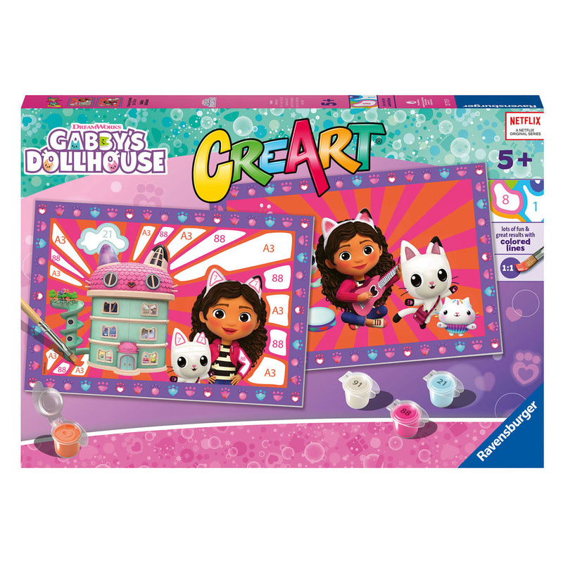 Load image into Gallery viewer, Ravensburger creart schilderen op nummer - gabby's poppenhuis
