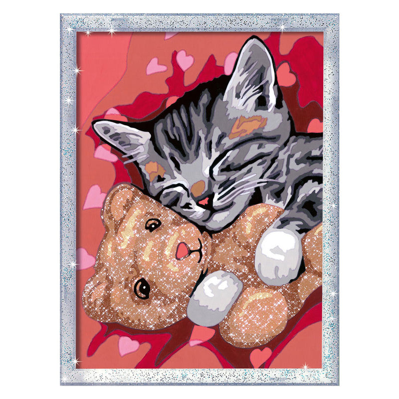 Load image into Gallery viewer, Ravensburger creart schilderen op nummer - vredige kitten
