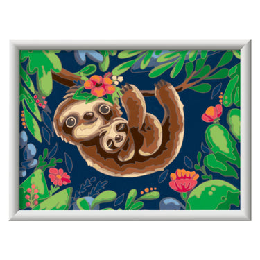 Ravensburger creart sweet sloths - schilderen op nummer voor kinderen