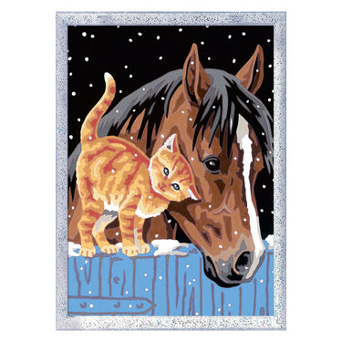 Ravensburger creart stable friends - schilderen op nummer voor kinderen