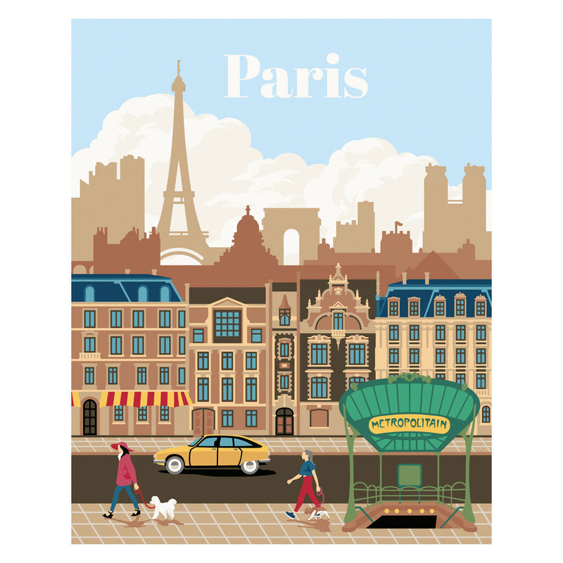 Load image into Gallery viewer, Ravensburger creart schilderen op nummer - kleurrijk parijs
