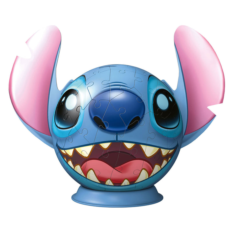 Load image into Gallery viewer, Ravensburger disney stitch met oren - 3d puzzel 72 stukjes
