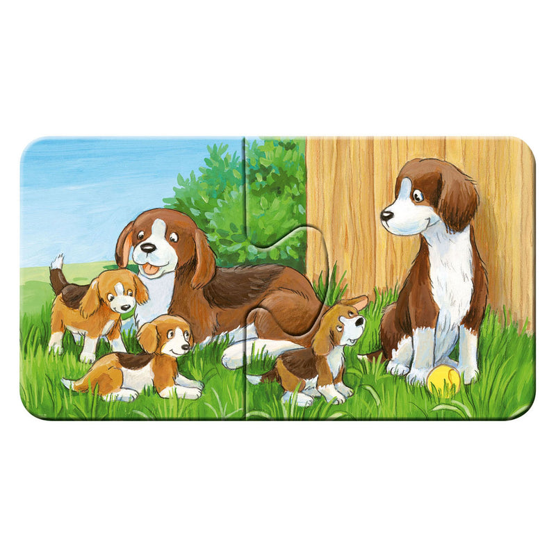 Load image into Gallery viewer, Ravensburger dierenfamilies op de boerderij, 9x2st.
