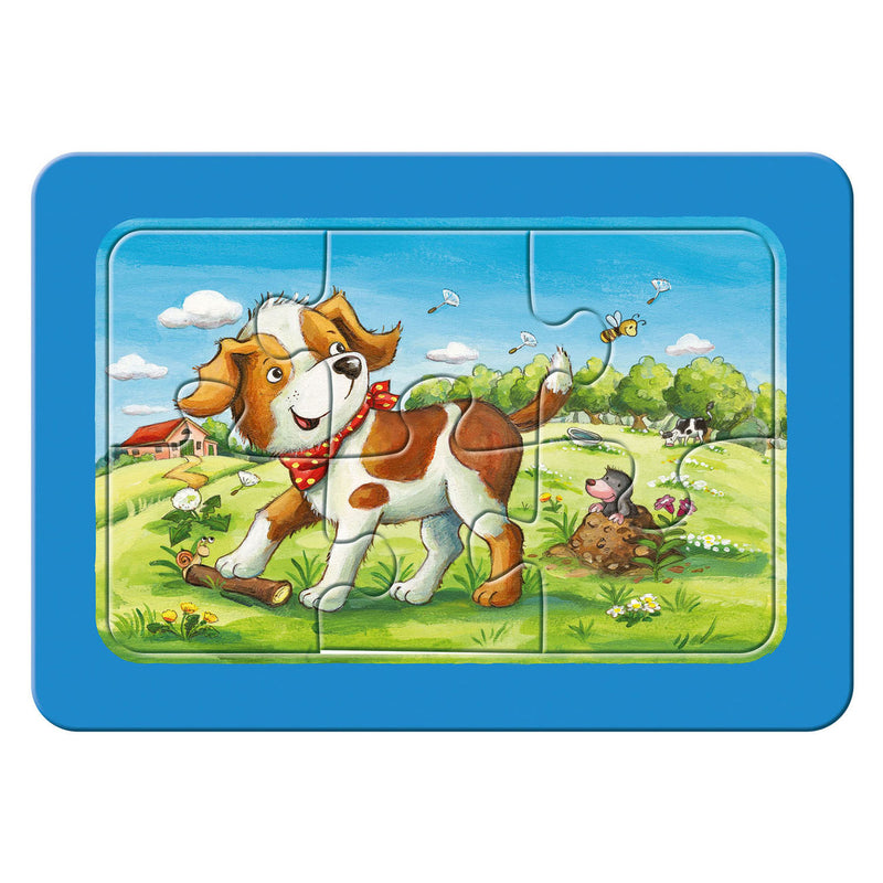 Load image into Gallery viewer, Ravensburger mijn dierenvriendjes - my first puzzels - 3x6 stukjes - kinderpuzzel

