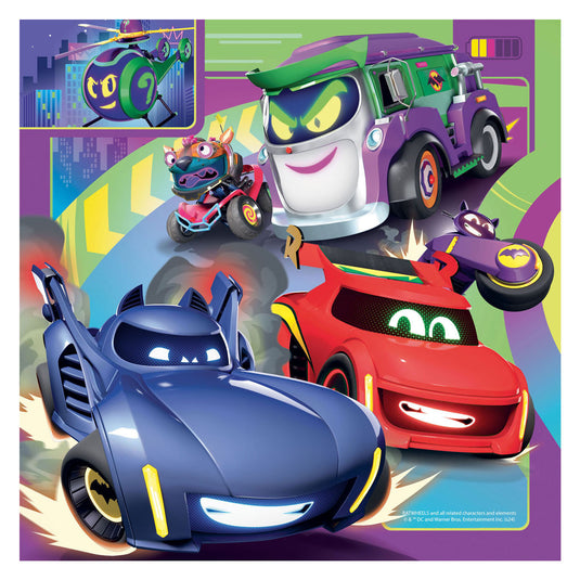 Ravensburger puzzel batwheels - drie puzzels - 49 stukjes - kinderpuzzel
