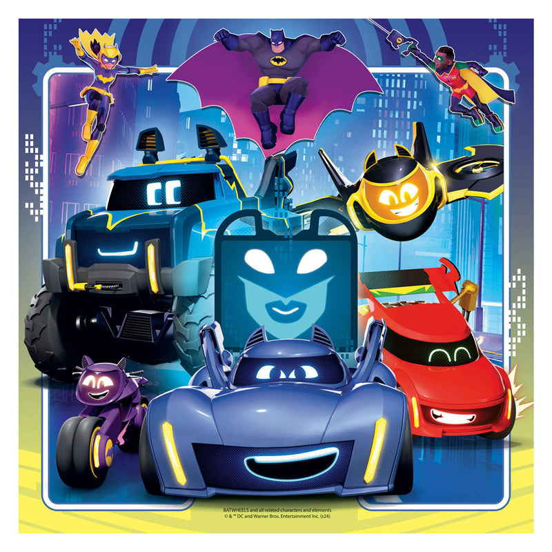 Load image into Gallery viewer, Ravensburger puzzel batwheels - drie puzzels - 49 stukjes - kinderpuzzel
