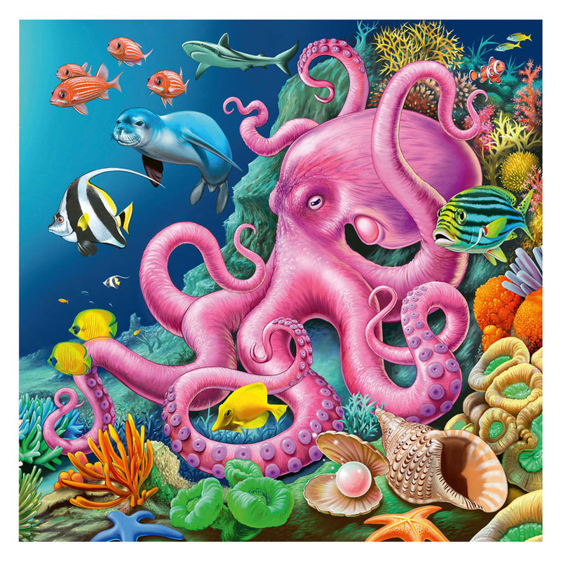 Load image into Gallery viewer, Ravensburger puzzel underwater 3x49 stukjes

